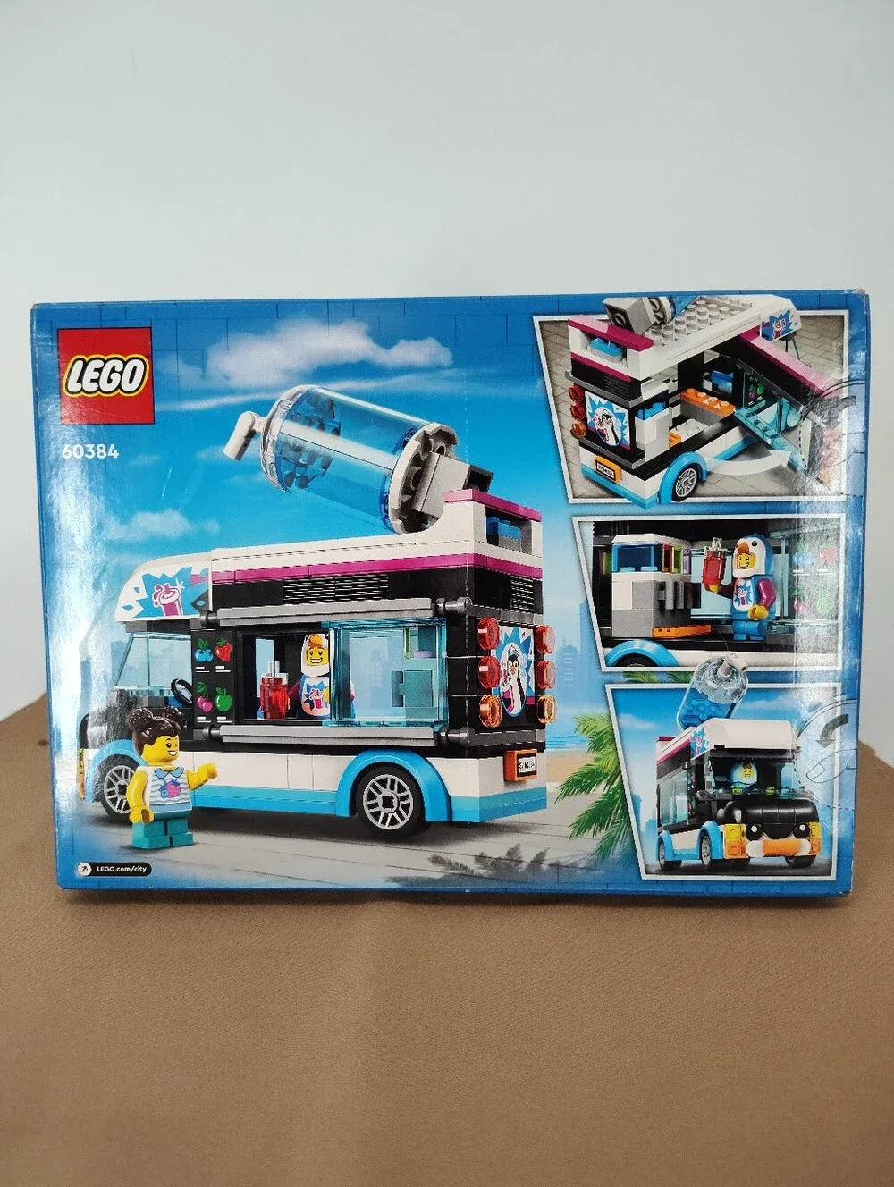 New In Box Lego City Penguin Slushy Van #60384 - Blue, White & Black